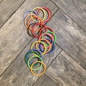 Vintage 80’s bangle bracelets